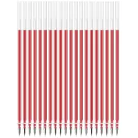 得力33444中性笔芯20支/盒0.5mm签字笔水笔芯水笔替芯 1盒装 红色