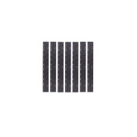 丨/晨光 M&G 10孔装订夹条黑色 3MM 扣式装订A4纸100支/盒ABSN2602