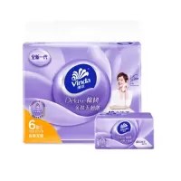 维达(Vinda)抽纸V2239棉韧3层100抽软抽*6包纸巾(单位:提)