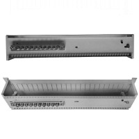 企业优购光纤收发器、空开 机柜支架 2U配电箱黑色漏电保护器安装箱空气开关架机柜支架