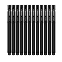 得力(deli) S65 中性笔 0.5mm 财务XHJ记账笔 办公签字 12支/盒装