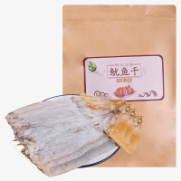 禾煜 浙江舟山特产鱿鱼干 新鲜原料淡晒风干 干鱿鱼 海鲜海产干货 200g*5