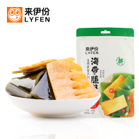 来伊份海带脆笋素食小吃休闲零食即食160g/袋*6