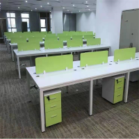 简约现代职员办公桌四人位员工电脑桌 单位：张