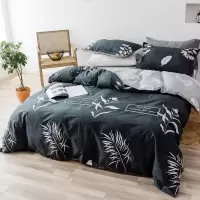 俏庭 舒雅印花四件套 被套200*230cm床单230*250cm枕套48*74cm*2 (计价单位:套)