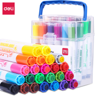 得力70698-24色印章水彩笔/1盒装