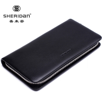 喜来登(XILAIDENG) NL161015S 手包 头层牛皮 22*11.5*3.5cm 0.25kg 黑色单个装