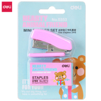 得力(deli)0353 12号迷你订书机 附赠订书针