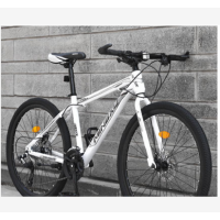 企购优品 明旭山地越野自行车24英寸 高配版辐条—白色24变速