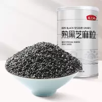 燕之坊 熟黑芝麻粒 即食 五谷杂粮 禅食代餐 500g (单位:罐)