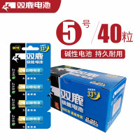 双鹿 碱性极能5号电池40节每盒(单位:盒)