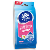 维达(Vinda) VW1012 清新舒爽湿纸巾 10片/包