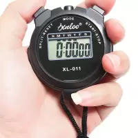 戈顿秒表计时器电子定时器静音单排2道记忆比赛专用田径训练游泳多功能大屏幕