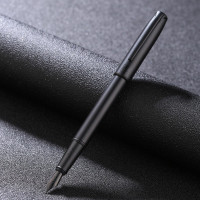 毕加索（Pimio）916新色极夜黑复古钢笔/星夜系列男女学生送礼签名练字笔节日礼物免费刻字 【极夜黑钢笔】0.5mm