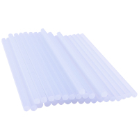 得力(deli)热熔 胶 棒 透明热溶 胶 条 热熔 胶 枪胶 棒100根装(直径11mm)