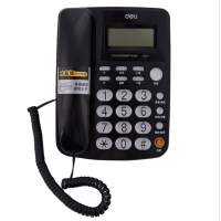 得力787电话机(黑)