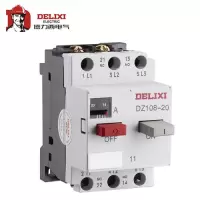 德力西 电动机断路器 DZ108-20/11 1.6A DZ108201P611
