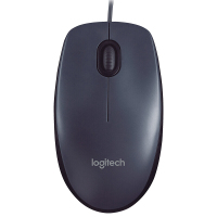 罗技(Logitech) M90有线鼠标USB 黑色 单位:个