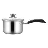 [精选]联创(Lian)DF-CP103M单柄奶锅不锈钢小汤锅泡面锅煮 燃气煤气灶电磁炉通用锅具 16cm