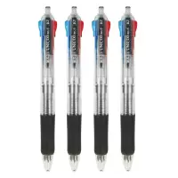 晨光RS 中央开关圆珠笔BP8030四色0.7mm 多色圆珠笔12支盒