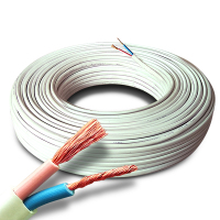 晶华 护套线 2.5平方铜芯电线 电缆国标家用纯铜软电线