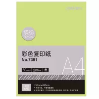 得力(deli) 7757 彩色复印 纸 A4 80g XHJ 100张/包