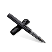 德国进口 凌美(LAMY)钢笔签字笔墨水笔Al-Star恒星系列 商务办公礼品笔 黑色 EF笔尖 单支装