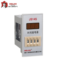 德力西电气 数显式时间继电器 JS14S 0.01S-9999H AC/DC100-240V