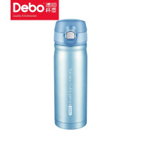 Debo 德铂 莱恩304不锈钢真空保温杯弹跳锁扣式400ml DEP-327 粉色