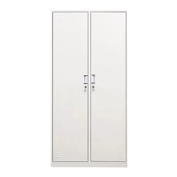 震海二门更衣柜(灰白色/0.7mm板厚)H1850*W900*D440mm/XYS-069