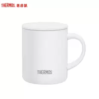 膳魔师(THERMOS)孕婴童保温杯TJDG-323儿童水杯320ml学饮杯304不锈钢手柄家用/通用白色