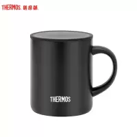 膳魔师(THERMOS)孕婴童保温杯TJDG-323儿童水杯320ml学饮杯304不锈钢手柄家用/通用黑色