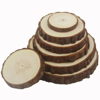 得力（deli）DIY手工圆 木扁松木 片手绘画木 板