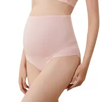 婧麒孕妇内裤大码高腰孕晚期内裤女怀孕期无痕莫代尔面料抗菌托腹jnk10486a