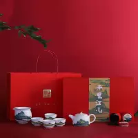 奉茶司 千里江山 羊脂玉瓷功夫茶具·小罐安化红茶