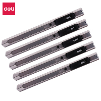 得力2058美工刀银色10把/装