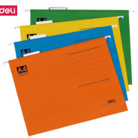 得力(deli) M 5468挂快劳文件夹A4 10本/装