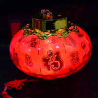 新年灯笼RS装饰大红灯笼60#大红灯笼缎面不带字（一对装）