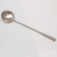 不锈钢厨师商用加厚长柄炒勺RS打饭勺 35cm