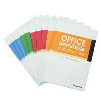 广博 GB25282 笔记本（WB） A5胶装软面抄 10本装 笔记本记事记录本日记本子 颜色随机 单位：套