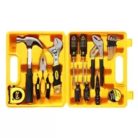得力 3701 多用途组合工具箱16件套工 具组合套装 维修五金工具套装
