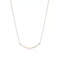 Tiffany & Co. 蒂芙尼微笑笑脸项链18K金女士小号项链送女友