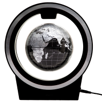 得力2224磁悬浮地球仪14cm(黑色)(台)