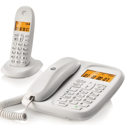 摩托罗拉 CL101C 无绳电话机 白色(单位:件)