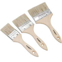 卡夫威尔 油漆涂料毛刷子 刷墙工具套装 软猪毛 3把混合装(2吋 3吋 4吋各一把) EM3217