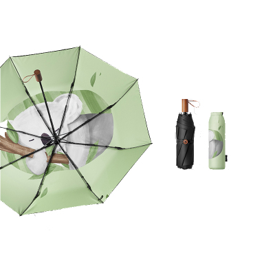 蕉下动物太阳伞防晒防紫外线遮阳伞女小巧便携三折伞五折伞晴雨两用折叠