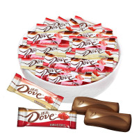 德芙 巧克力散装4.5g（丝滑牛奶+香浓黑巧）500g/袋