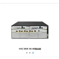 H3C MSR56-60路由器+2块MPU-100-X1 主控模块+SPU-100-X1业务处理模块10GE Combo