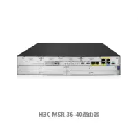 H3C MSR 36-40路由器主机,含3(2Combo)GE口,含2端口非通道化E1接口SIC模块