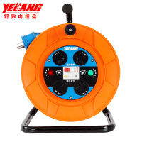 野狼 X270系列三角架电缆盘220V国标 带漏保 2*1.5*30米 YL-S27BS-0330